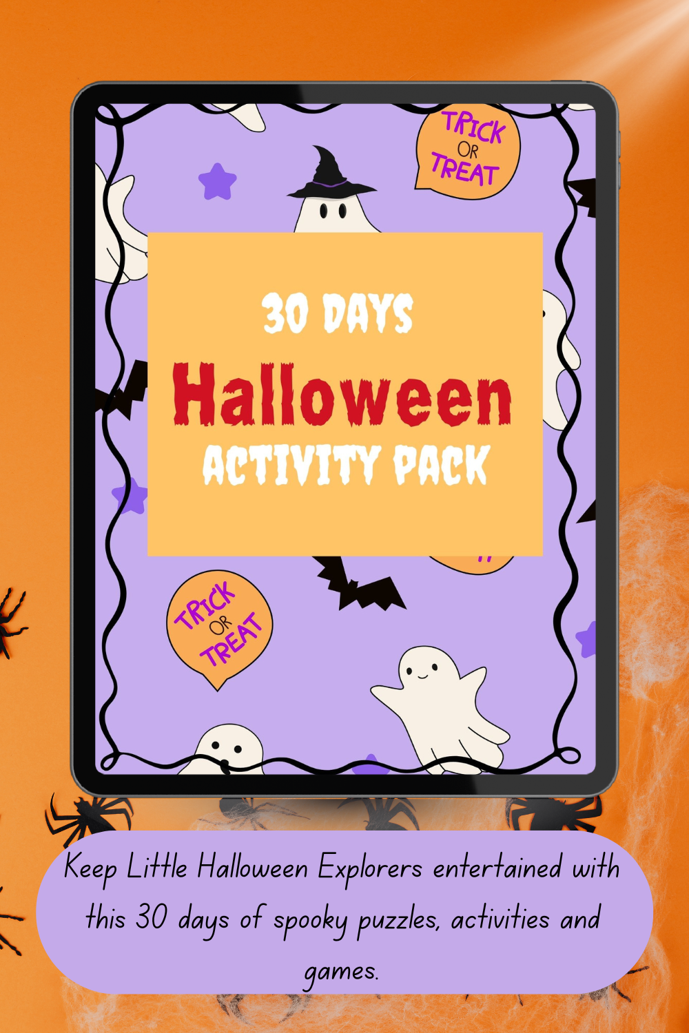 30 Days of Halloween Activity Book | Printable Kids Halloween Activities