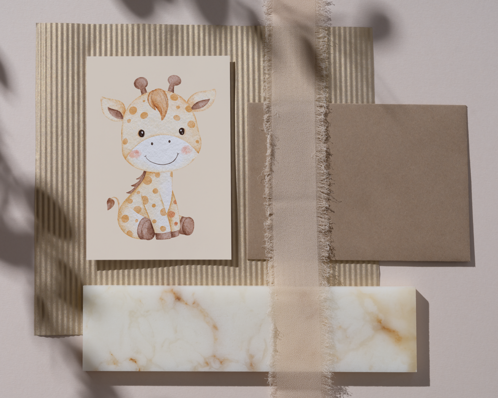 Safari Nursery Animal Prints | Neutral Baby Room Wall Art (Set of 6, Digital Download)