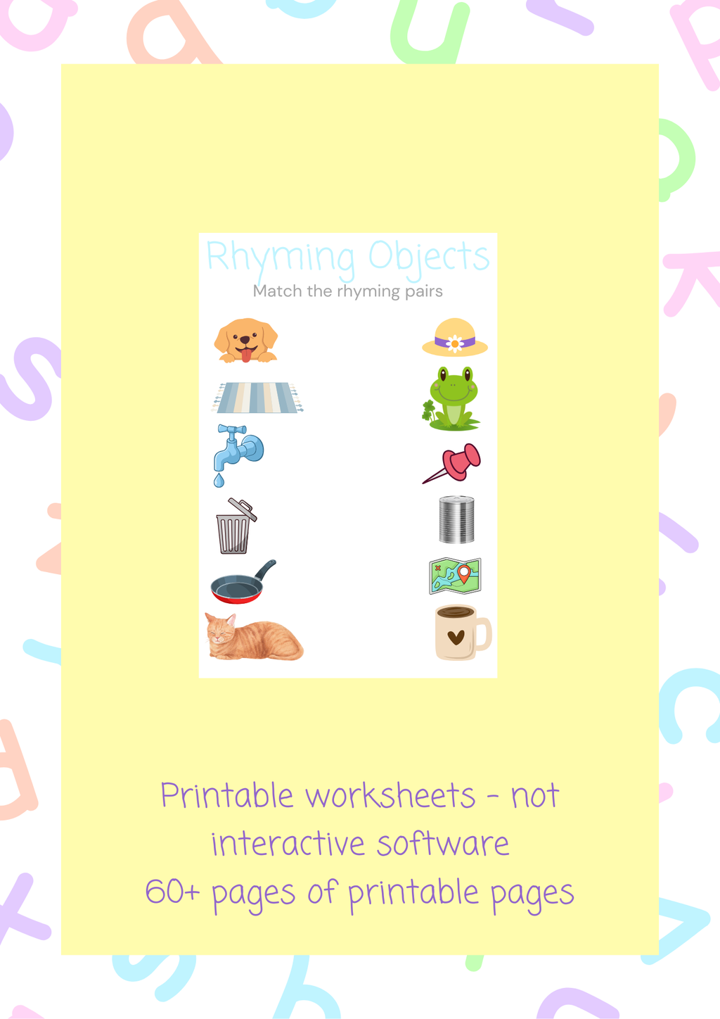 Printable Alphabet Activity Book for Toddlers – ABC Learning Worksheets for Ages 3–5